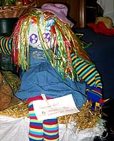 rainbow scarecrow
