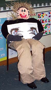 Mrs Barwick's scarecrow