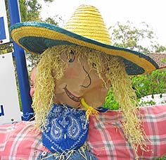 farm girl scarecrow