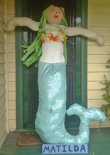mermaid scarecrow