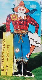 Milton Scarecrow Festival sign